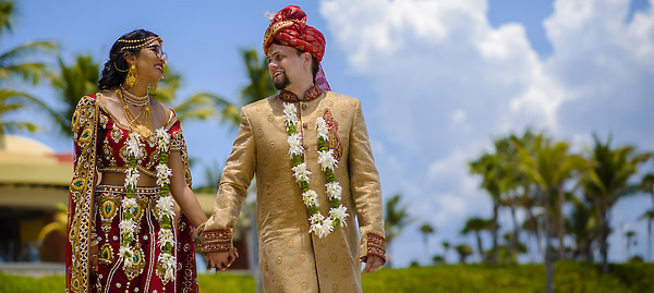 Jason and Priya’s Wedding at Barcelo Maya