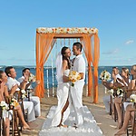 16 Gorgeous Beach Venues breathless punta cana dominican republic destination wedding gorgeous beach venues couple ceremony all-inclusive