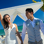 royalton blue waters luxury weddings montego bay jamaica gazebo couple venue bridal party