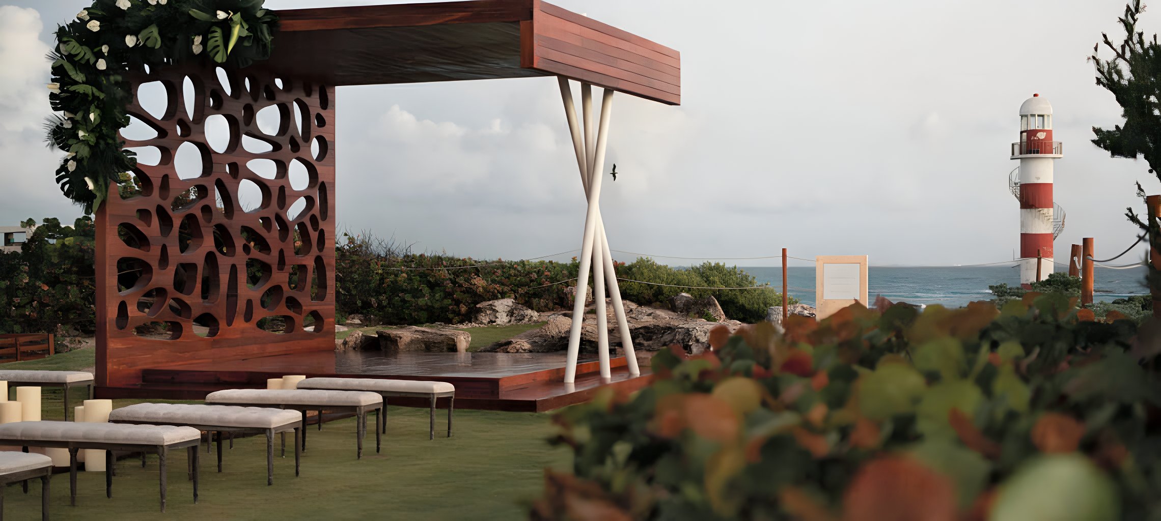 steps to planning an all-inclusive wedding in cancun hyatt ziva lighthouse gazebo