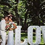 7 lush and stunning garden venues sandos playacar riviera maya mexico black couple destination weddings