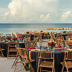 the destination wedding trends to keep and ditch in 2022 beach reception venue