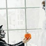 the best halloween wedding proposals destination weddings pumpkin ring engagement