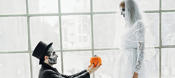 The Best Halloween Wedding Proposals