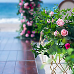 easter wedding ideas to take to the beach destination weddings beach aisle flower decor