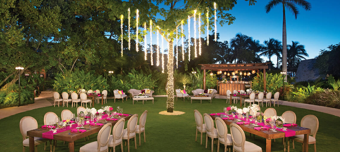 breathtaking riviera maya wedding resorts destination weddings secrets akumal garden reception venue
