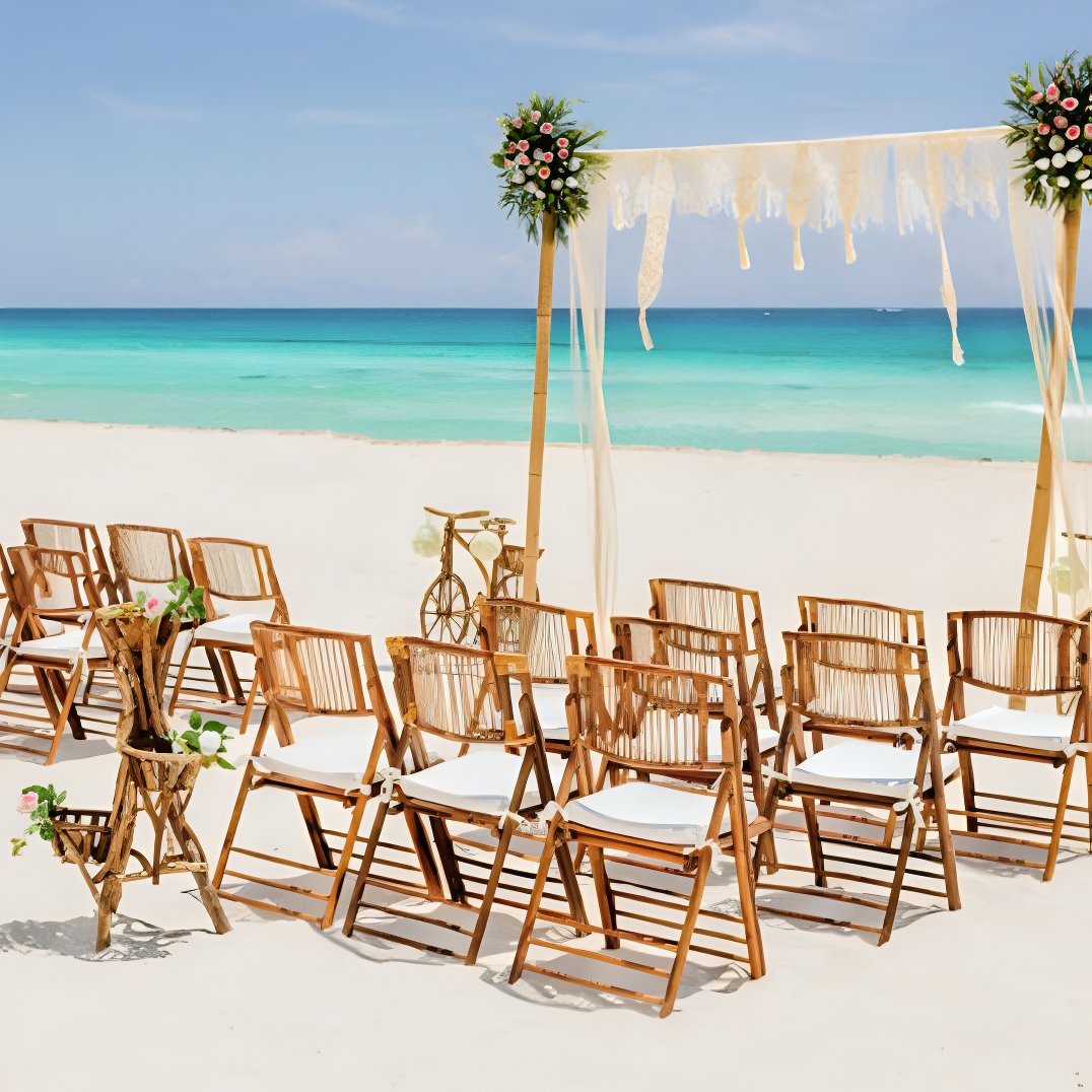 Beach wedding venue at Fiesta Americana Condesa Cancun