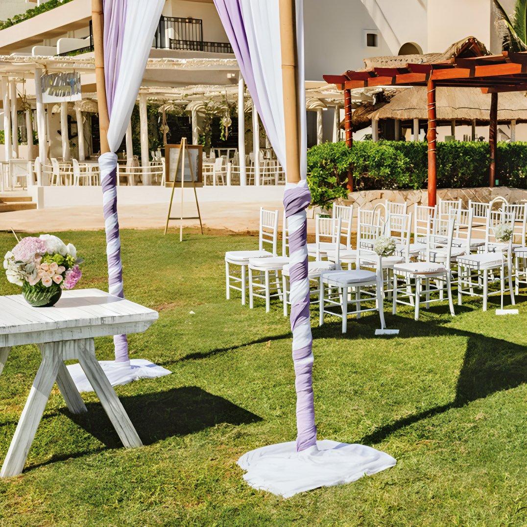 Lawn wedding Lina venue at Fiesta Americana Condesa Cancun - Beach