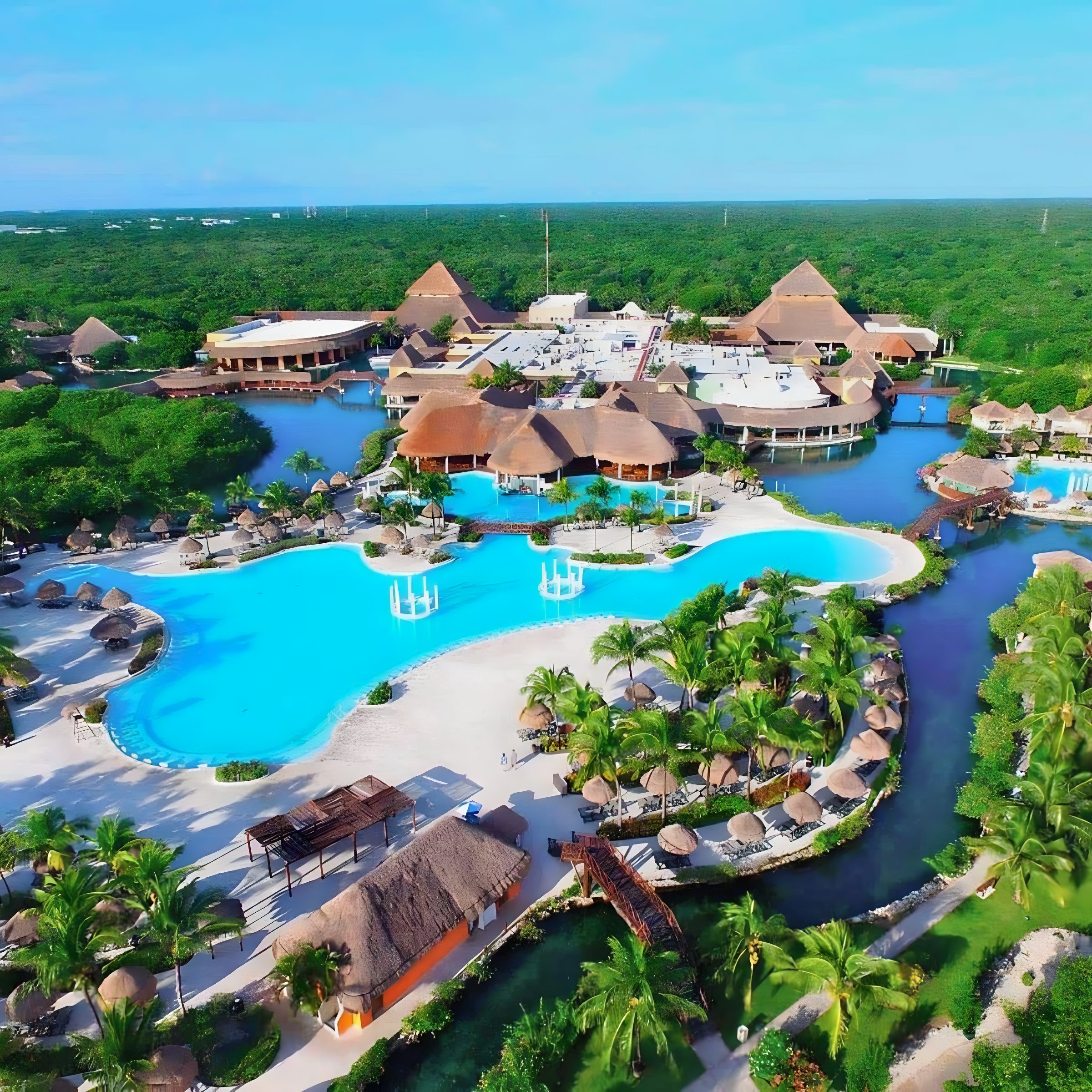 Aerial photo of Grand Palladium White Sand Resort & Spa Playa del Carmen, Q.R., Mexico