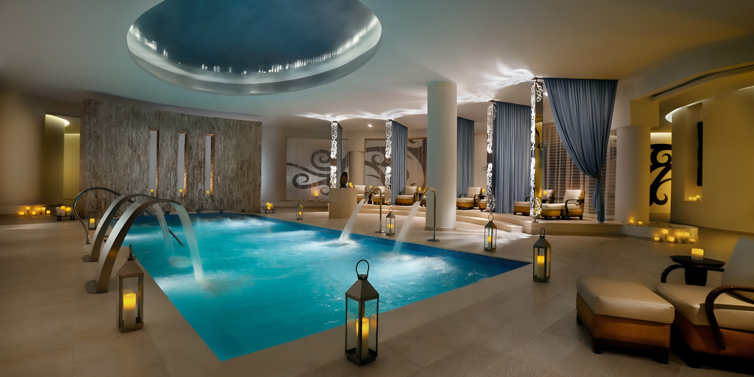 Hard Rock Punta Cana with modern design elements and mood lighting.