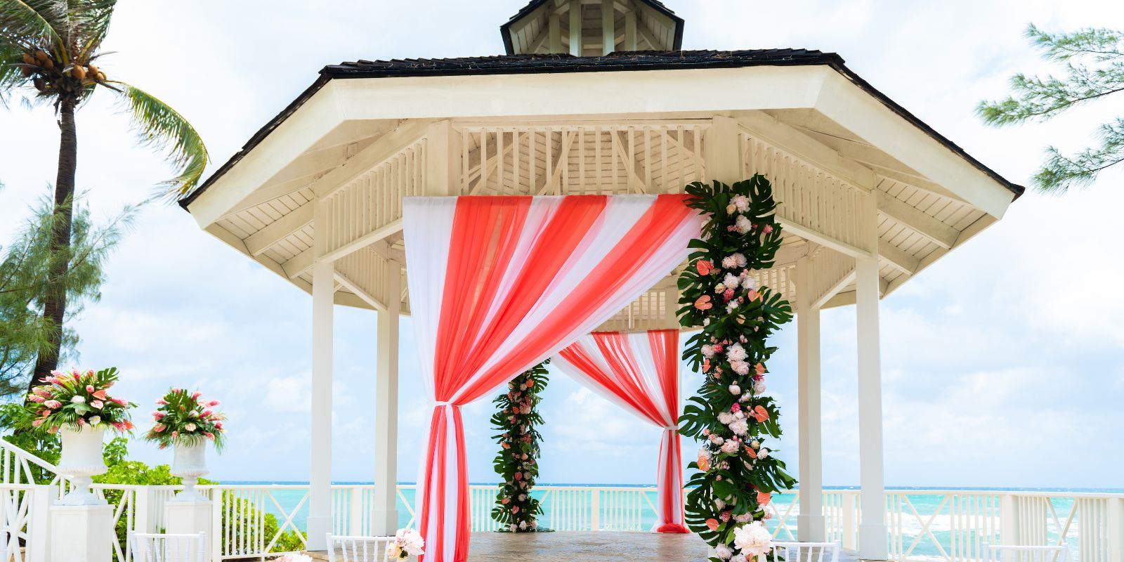 Wedding gazebo Hyatt Ziva Rose Hall