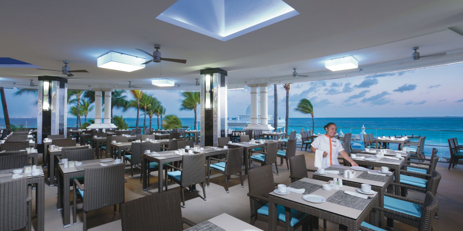 Restaurant at RIU Palace Las Americas All Inclusive Hotel Cancun