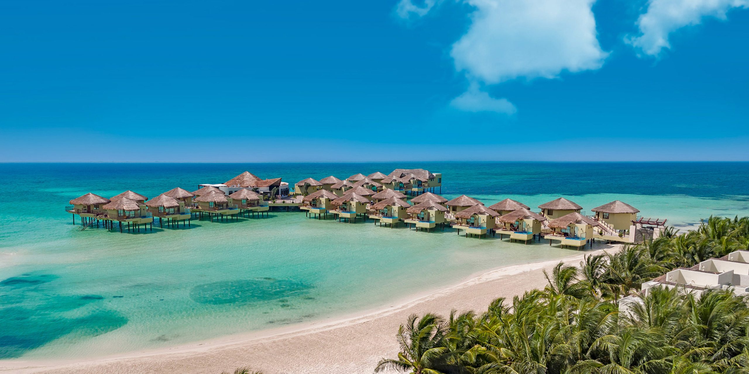 El Dorado Maroma aerial view of all inclusive destination wedding resort