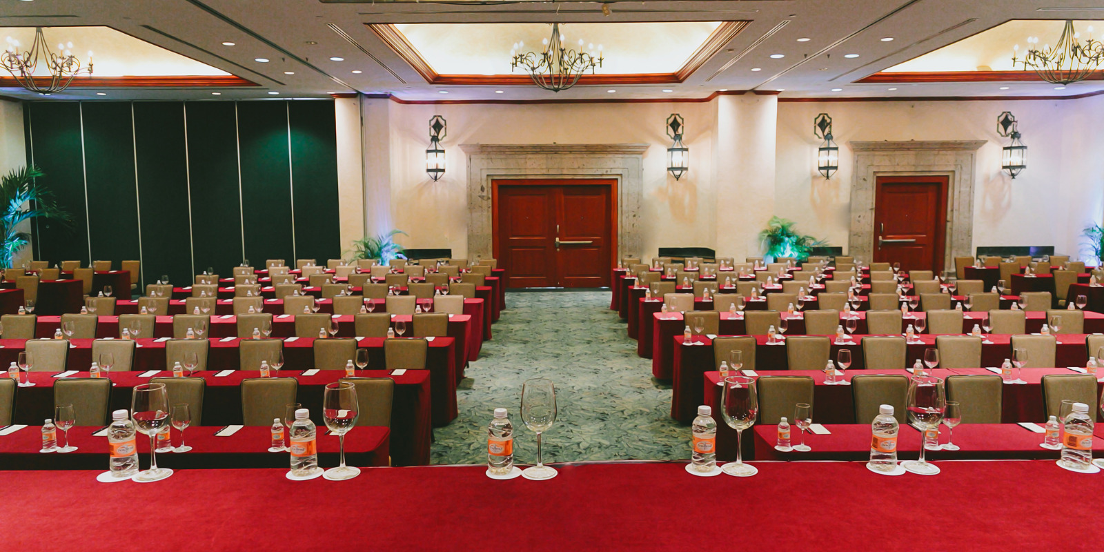 A large Fiesta Americana Puerto Vallarta conference room.