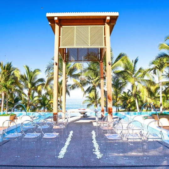 Fiesta Americana Puerto Vallarta sonne pool gazebo destination wedding venue