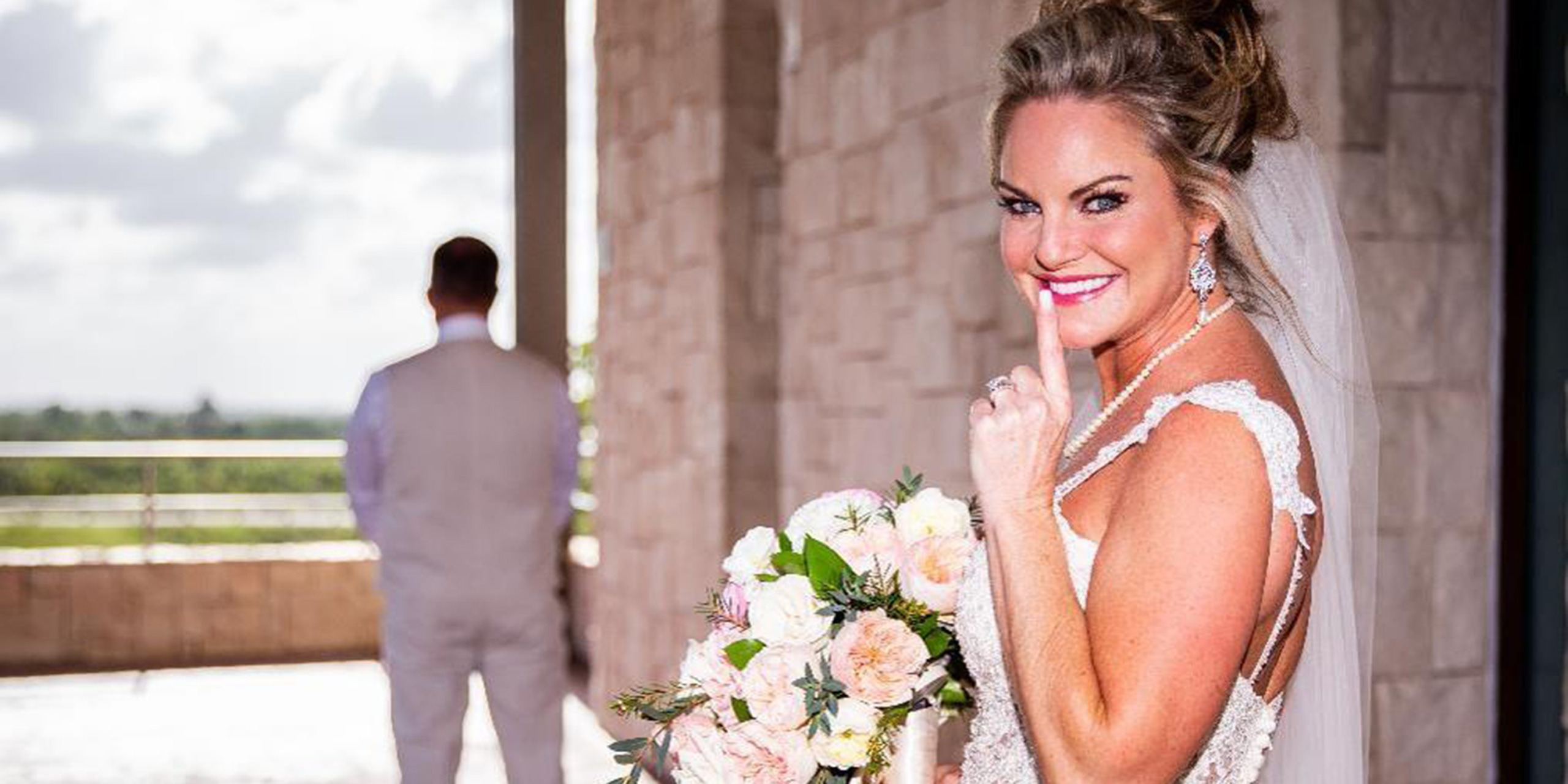 Jacqueline sneaks up to show Troy how beautiful she is out of surprise