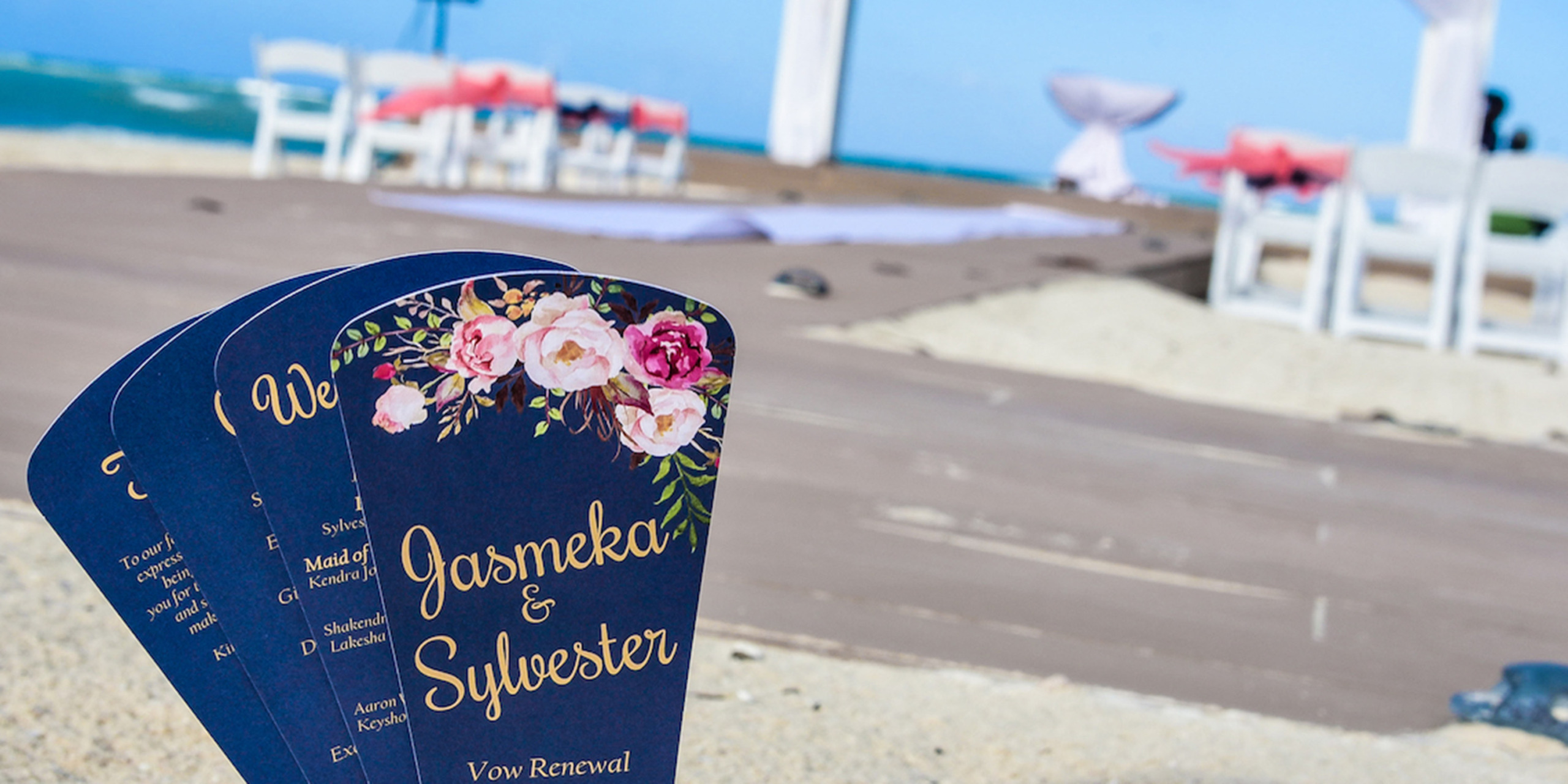 Jasmeka and Sylvester renewal wedding ceremony