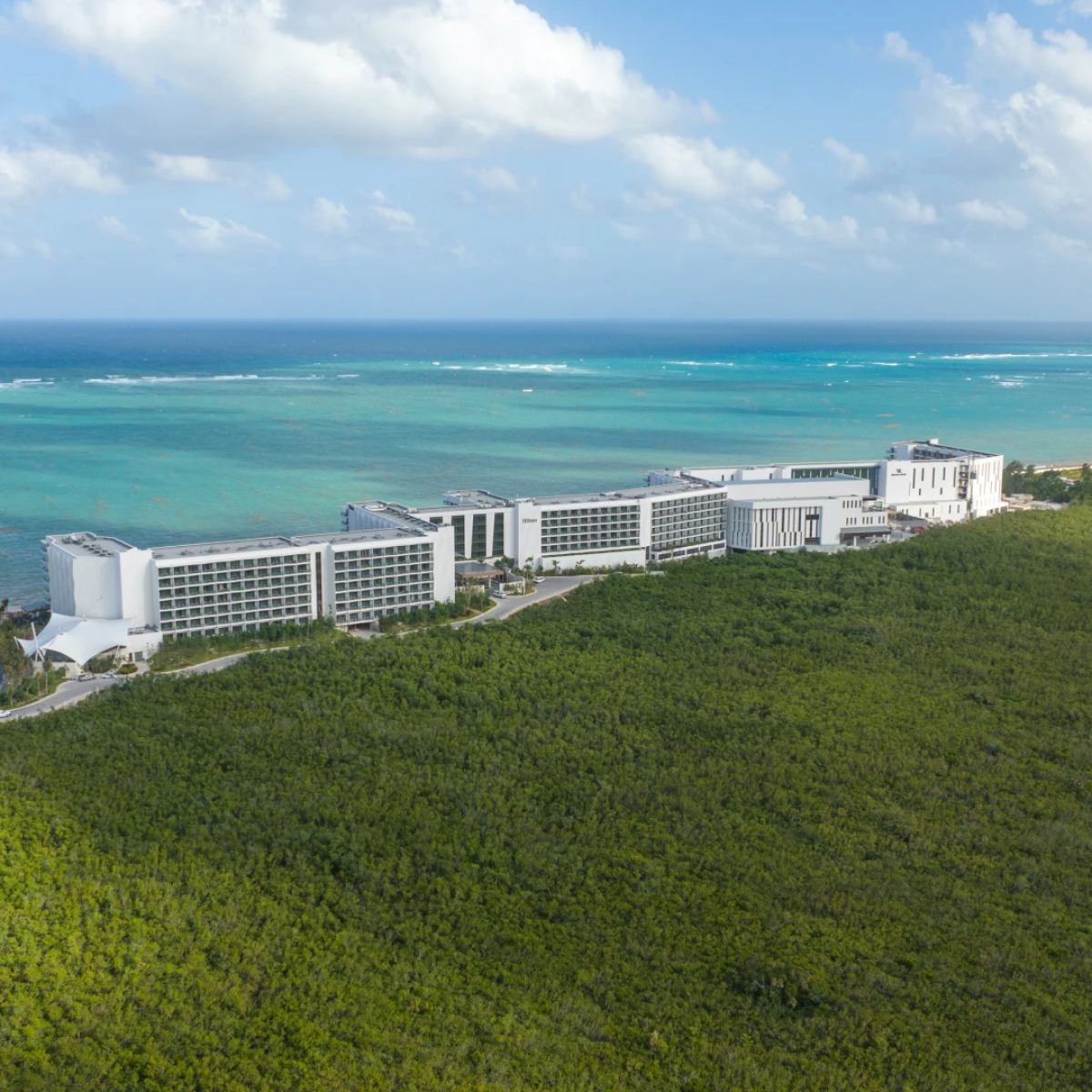 Arial of Hilton Cancun All-Inclusive Resort Mexico