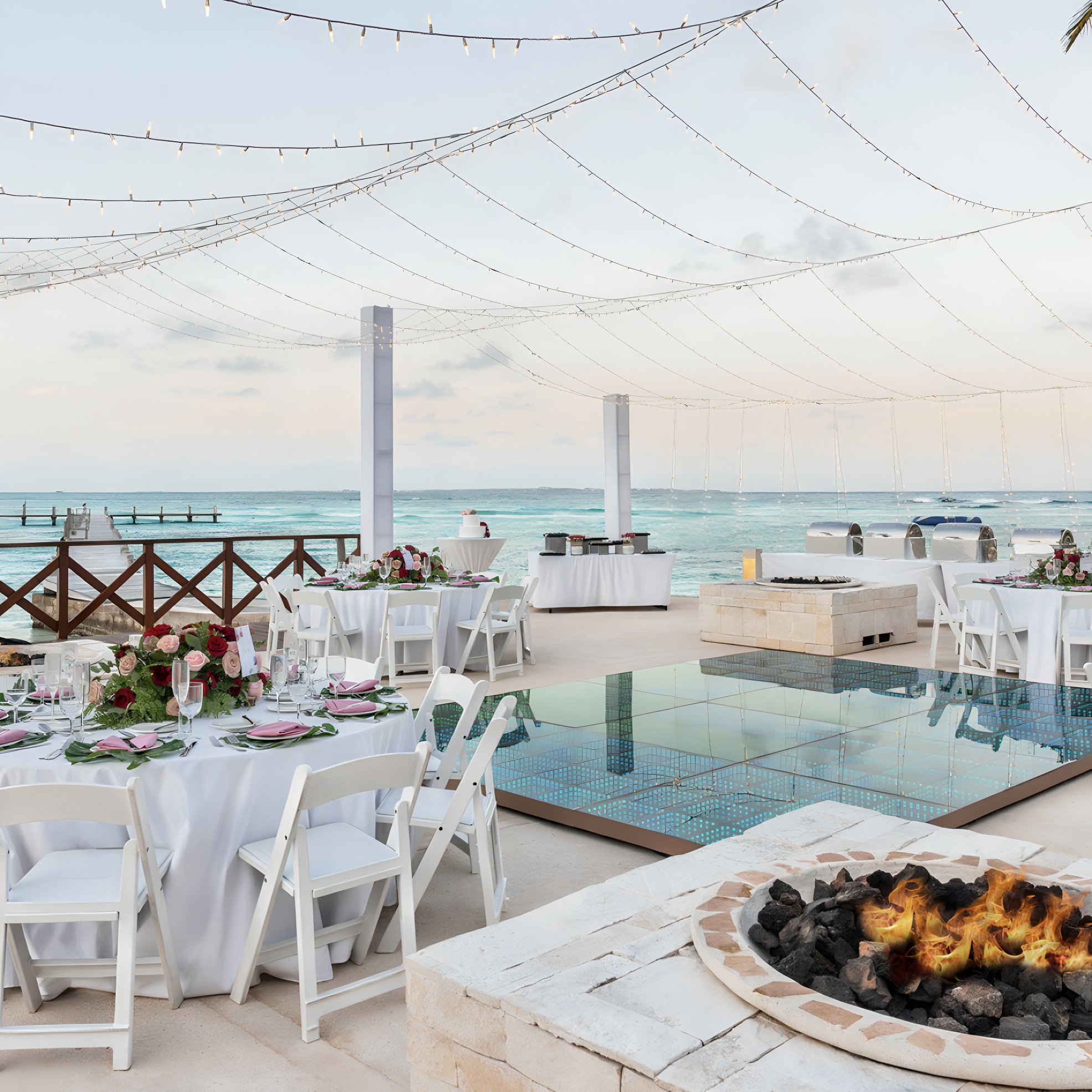 Rooftop restaurant Hyatt Ziva Cancun