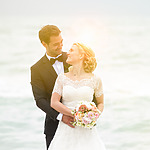 Couple getting married on a beach wedding venue in Puerto Vallarta