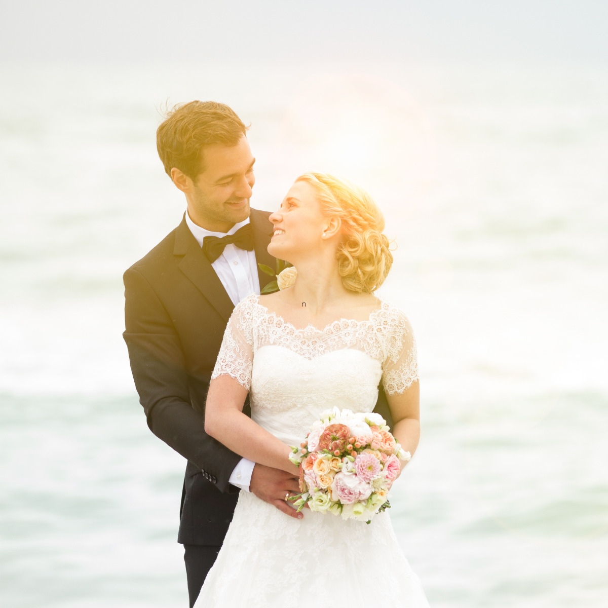 Couple getting married on a beach wedding venue in Puerto Vallarta
