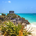 Gorgeous Tulum beach and ruins