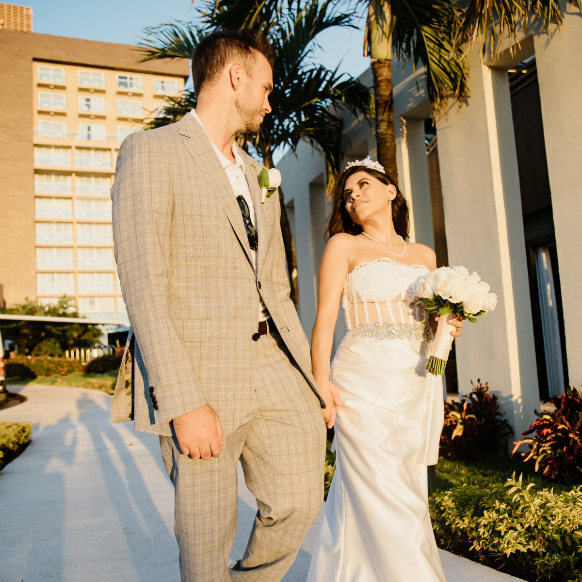 Destination wedding couple signifying Small Destination Wedding Ideas That Are Larger Than Life