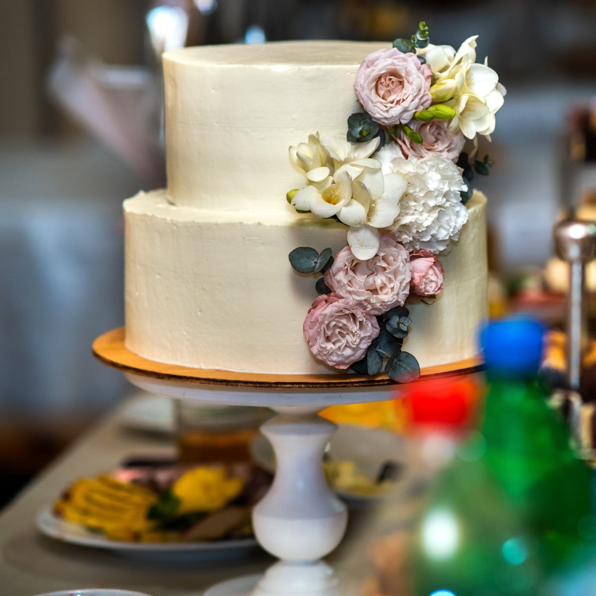 A wedding cake.