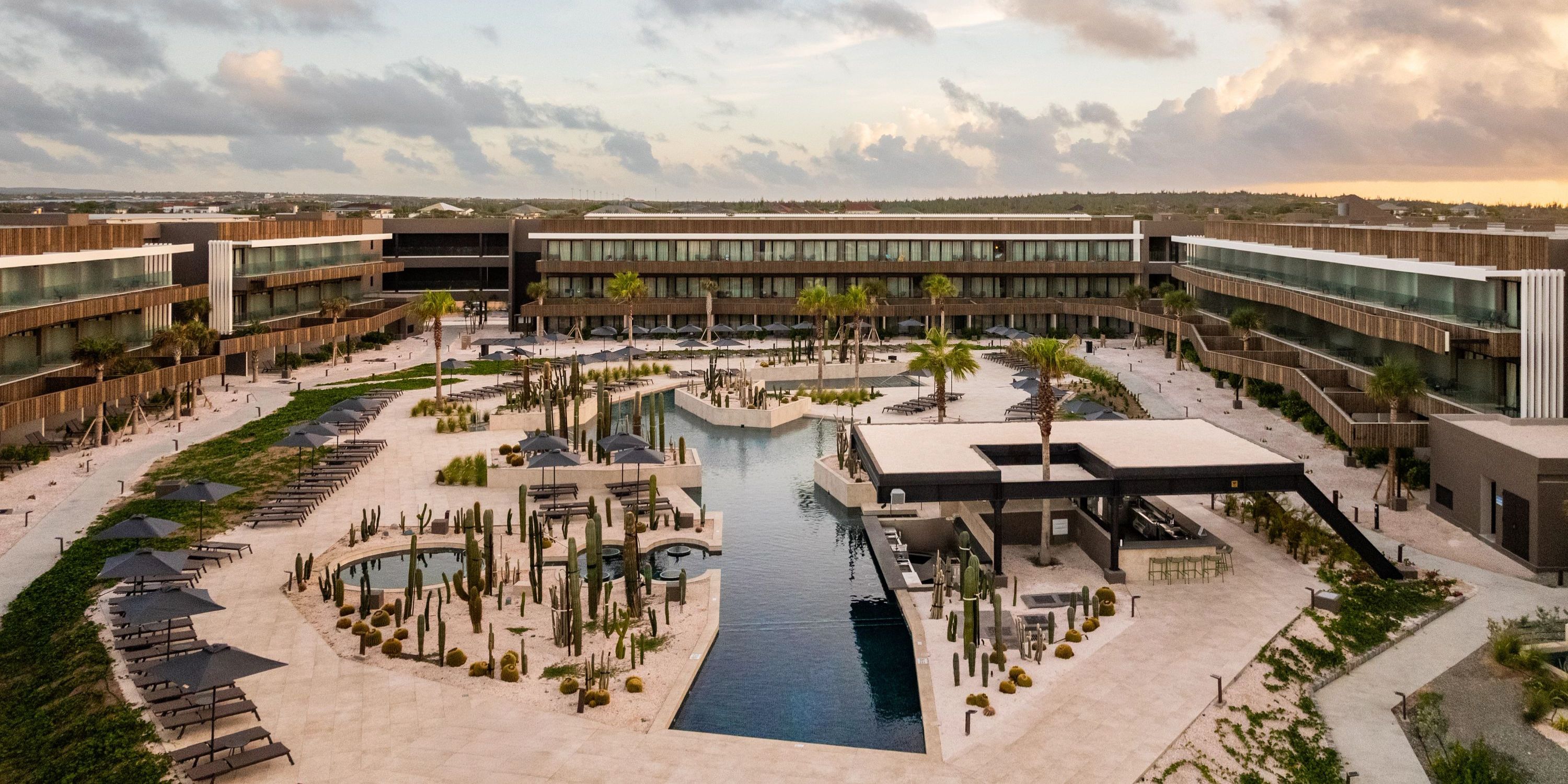 Secrets Baby Beach Aruba: modern resort with pool, lounge areas, gardens—ideal for destination weddings.