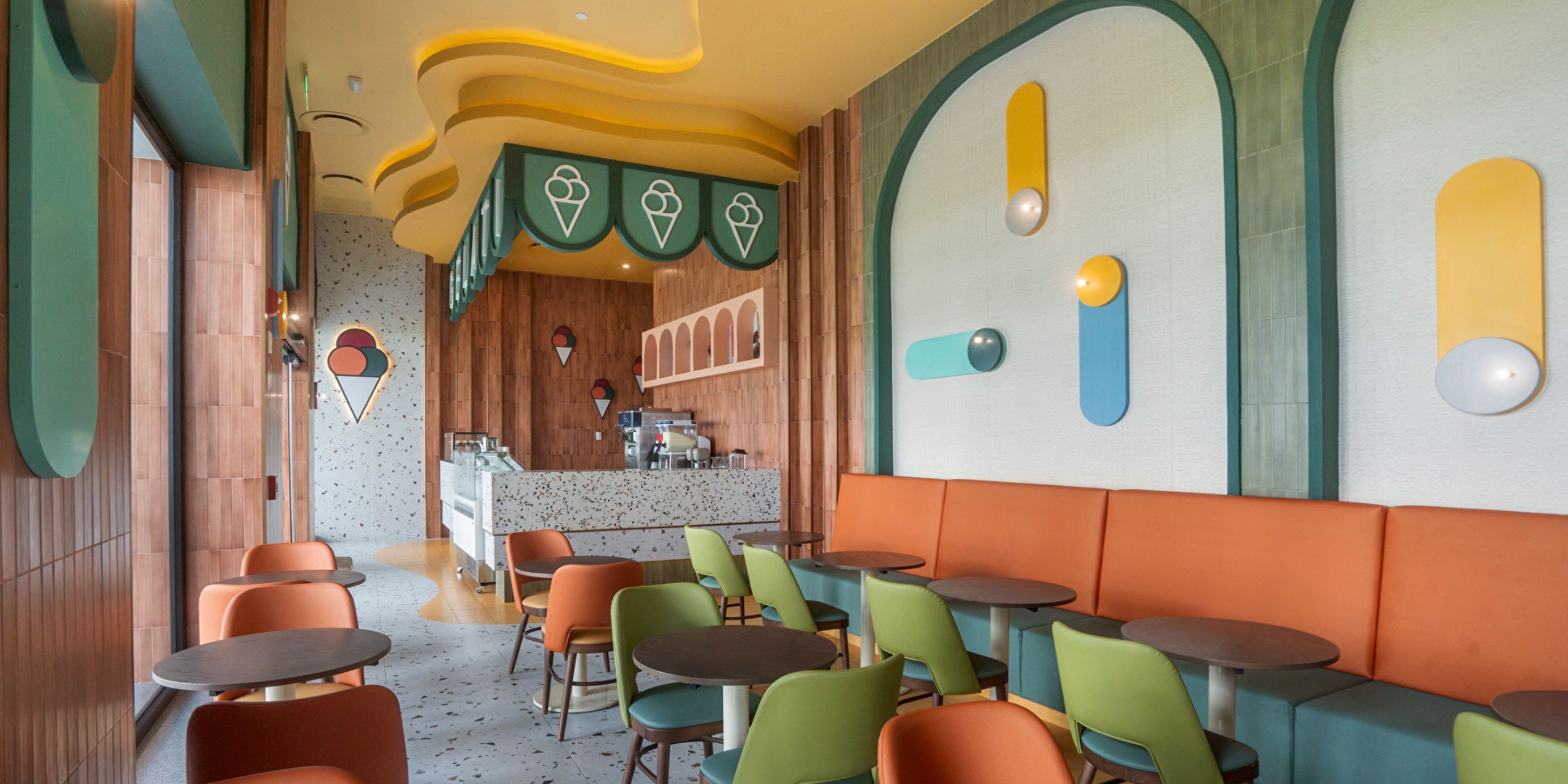 Hotel Riu Jalisco (Copy) boasts colorful chairs, wall art, and signs—perfect for a destination wedding.