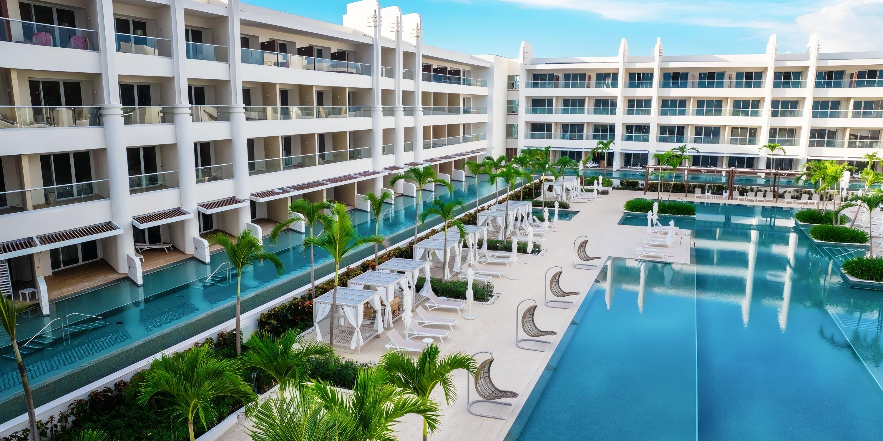 Princess Senses The Mangrove Hotel is a stunning destination wedding spot with balconies, cabanas, and a pool.