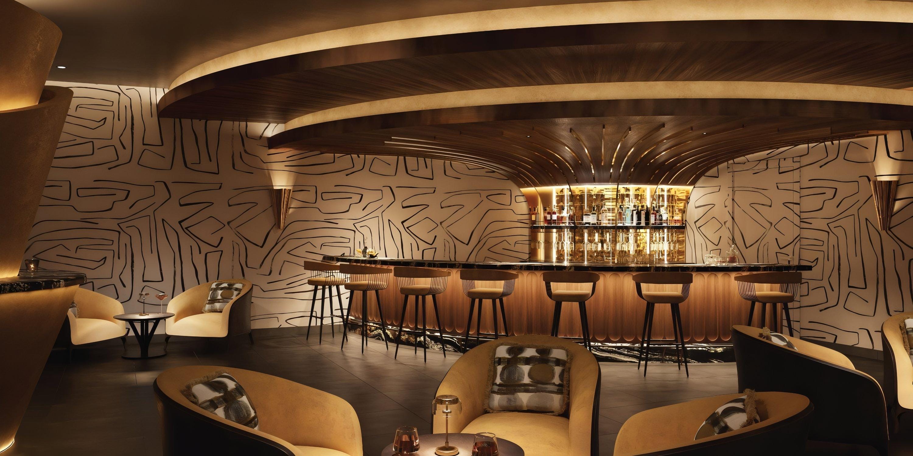 Lopesan Serenity Bay Resort Spa & Casino’s chic bar is perfect for a destination wedding reception.