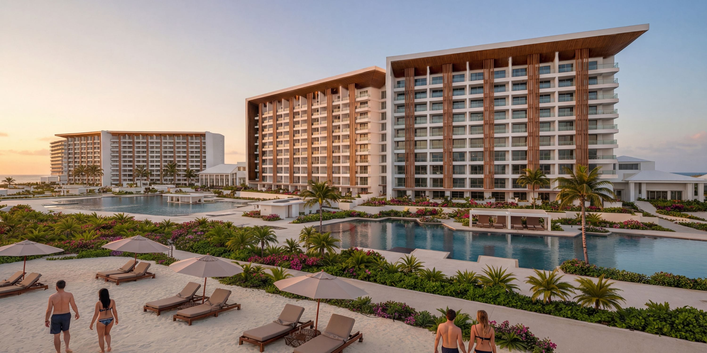 UNICO 18°77° Montego Bay: Luxury beachfront resort, perfect for weddings amid pools and palm trees.